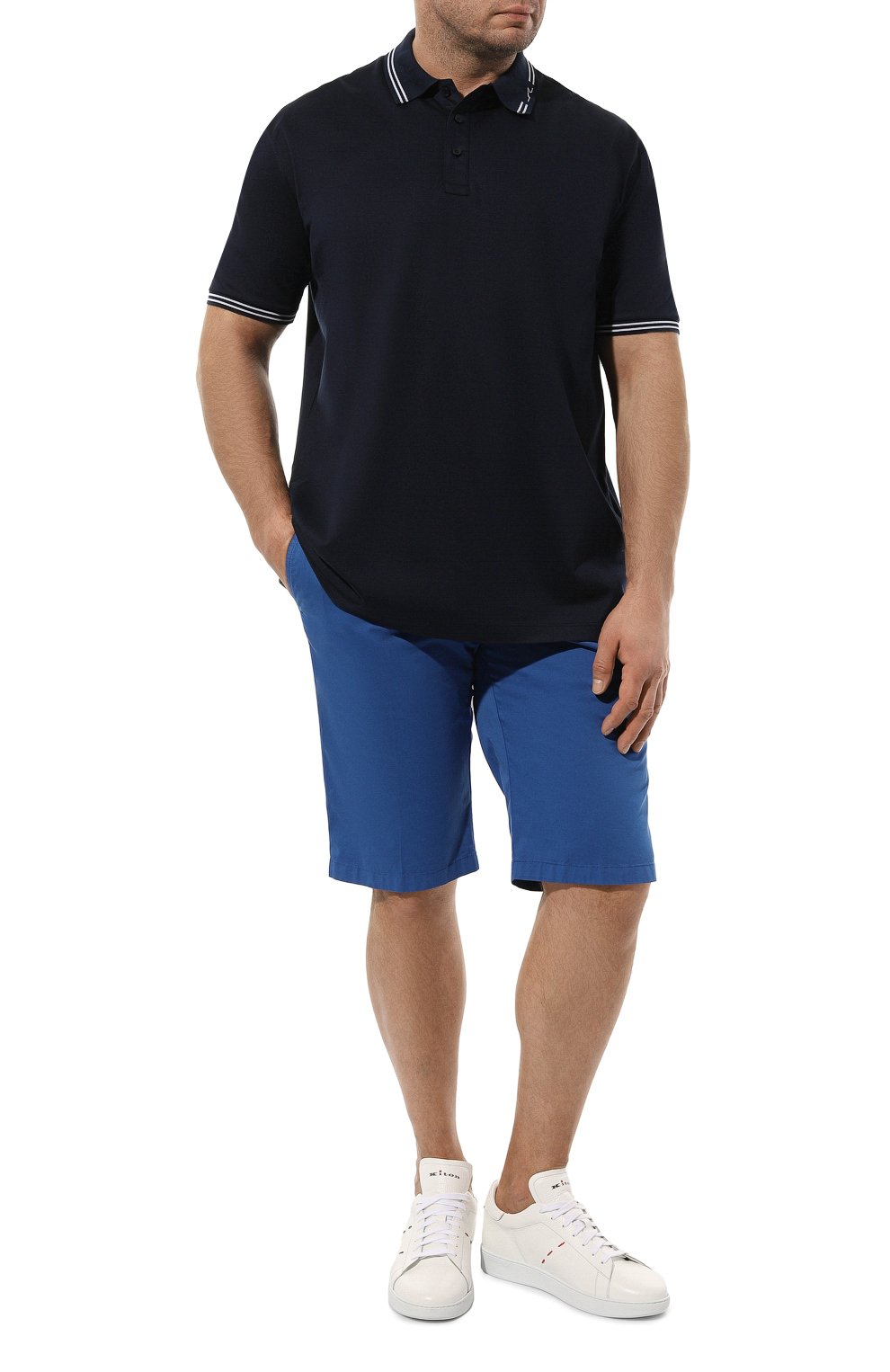 Хлопковые шорты KITON, арт. UFBLACK0600D, фото 2