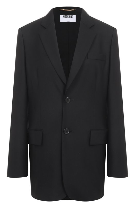 Шерстяной жакет Moschino A0501/5538 Чёрный A0501/5538