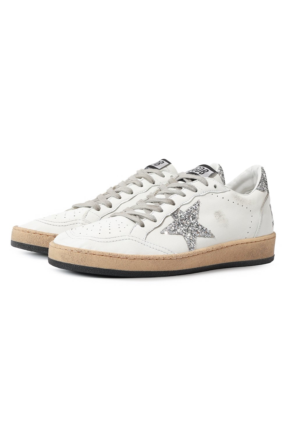 Кожаные кеды ball star GOLDEN GOOSE DELUXE BRAND, арт. GWF00117.F003773, фото 1