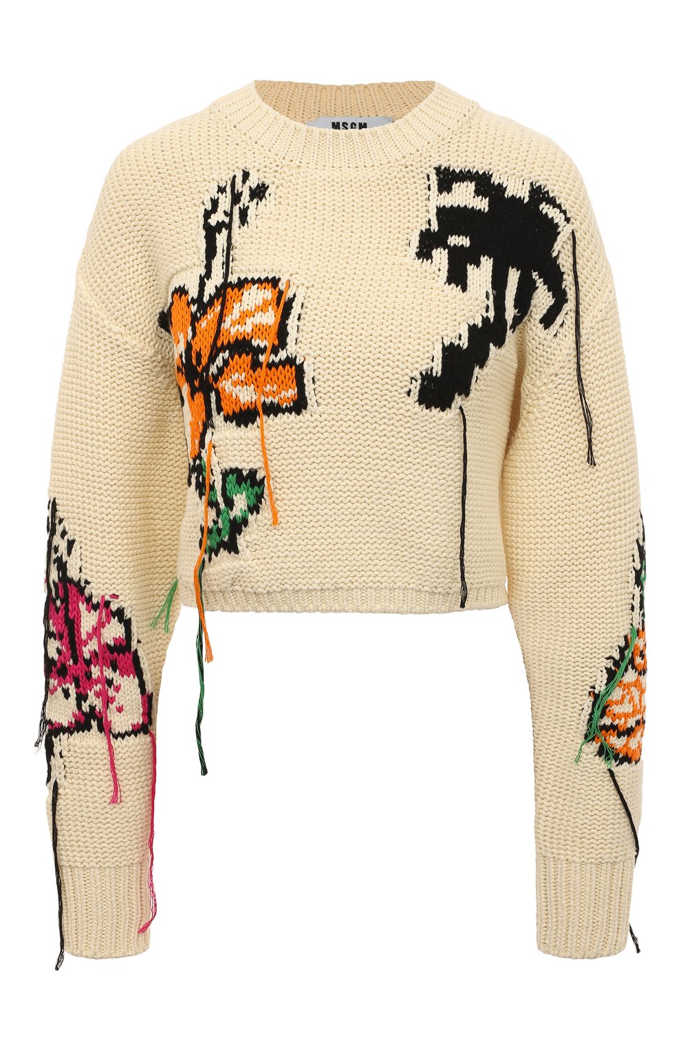 Хлопковый свитер MSGM, арт. 3441MDM142 237263, фото 1