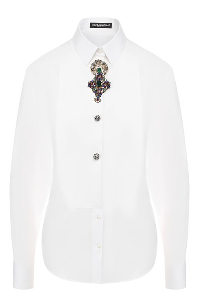 Женская хлопковая рубашка DOLCE & GABBANA, арт. F5K29Z/FU5K9
