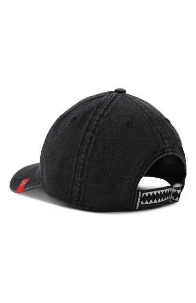 Джинсовая бейсболка SPRAYGROUND, арт. SP15040BLK/DENIM SILVER DRIP CAP, фото 2