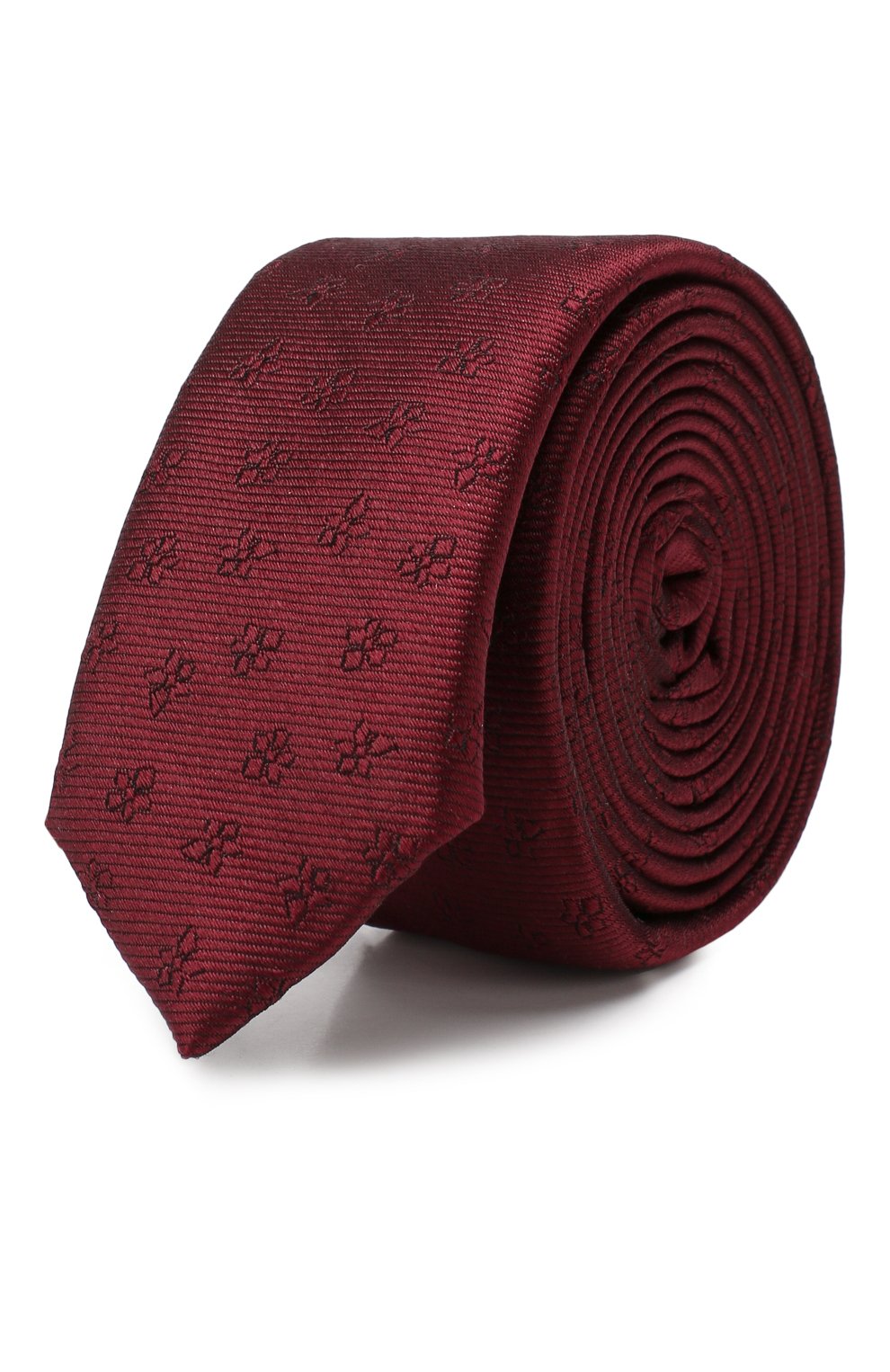 Шелковый галстук DOLCE & GABBANA бордового цвета по цене 23450 руб., арт. GT142E/G0JIG, фото 1 Шелковый галстук DOLCE & GABBANA, арт. GT142E/G0JIG, фото 1