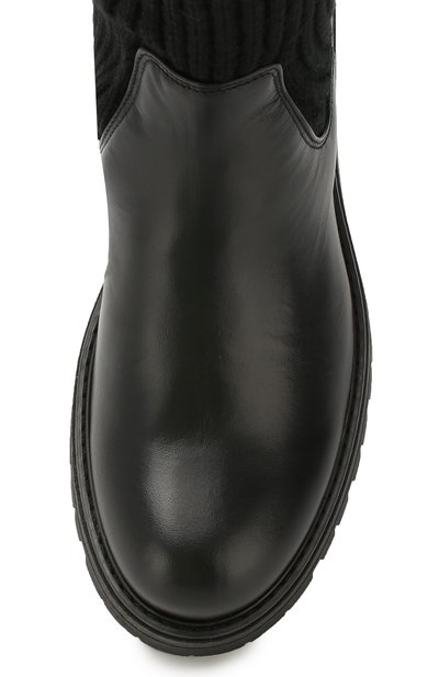 Кожаные сапоги с текстильной отделкой MISSOURI, арт. 91886/31-34, фото 4