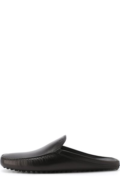 Кожаные сабо на плоской подошве TOD’S, арт. XXM0GW003U0D90B999, фото 3