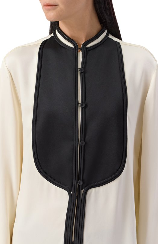 Блузка Jil Sander J03DL0197-J76018 Кремовый  J03DL0197-J76018 Фото 5