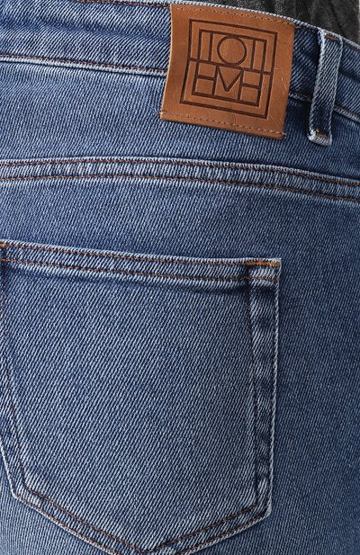 Джинсы TOTEME голубого цвета по цене 14500 руб., арт. STRAIGHT DENIM 32 193-233-741, фото 5 Джинсы TOTEME, арт. STRAIGHT DENIM 32 193-233-741, фото 5