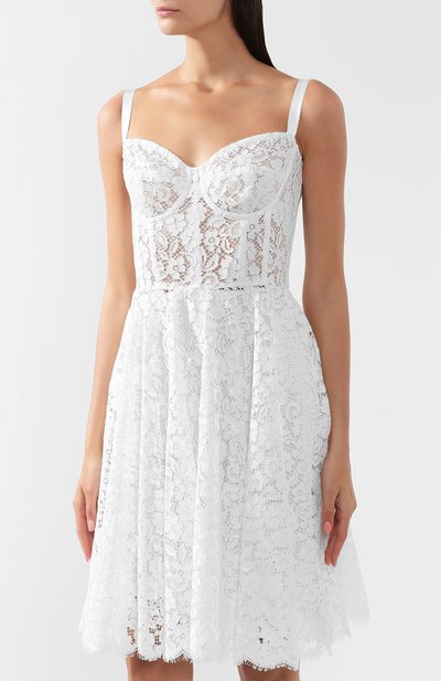 Хлопковое платье DOLCE & GABBANA, арт. F68A4T/HLMCL, фото 3