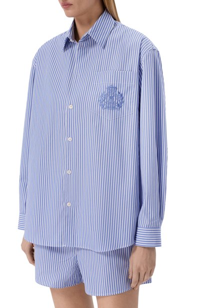 Хлопковая рубашка SPORTY AND RICH, арт. SI006712243ST02, фото 3