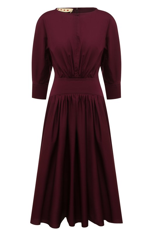 

Хлопковое платье Marni, Розовый