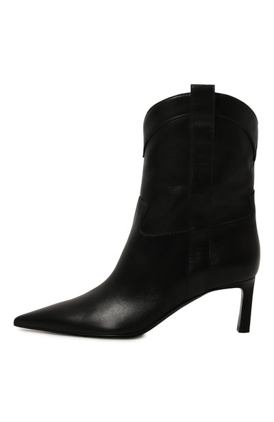 Кожаные ботильоны sr guadalupe 60 SERGIO ROSSI черного цвета по цене 87550 руб., арт. B07750/MNAN07, фото 4 Кожаные ботильоны sr guadalupe 60 SERGIO ROSSI, арт. B07750/MNAN07, фото 4