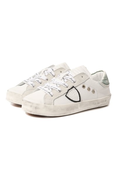 Кожаные кеды PHILIPPE MODEL JUNIOR, арт. 74197/20-27, фото 1