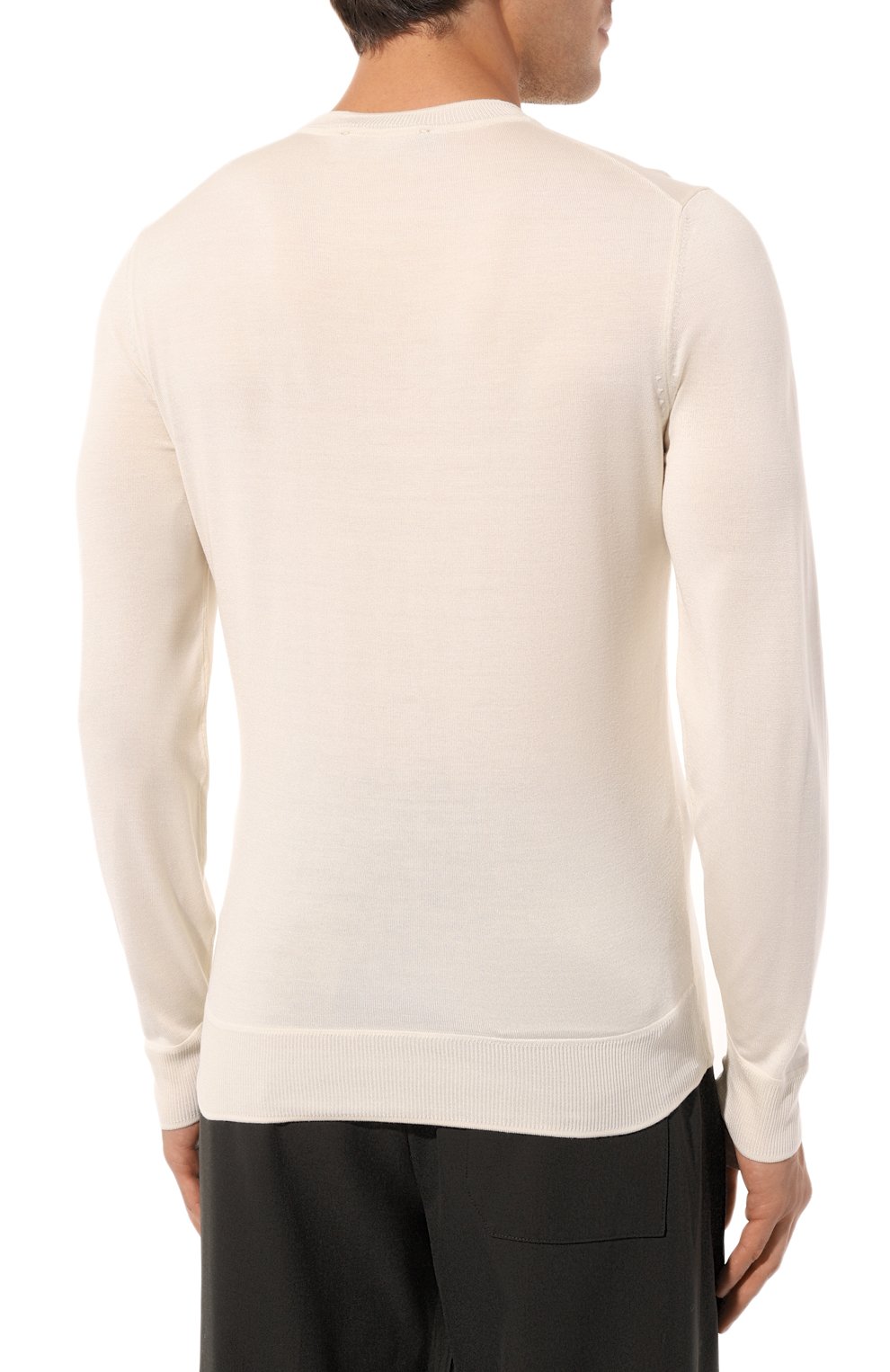 Шелковый джемпер BOSS CAMEL, арт. 50497444, фото 4