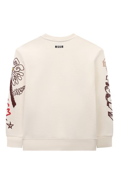 Хлопковый свитшот MSGM KIDS, арт. S4MSJBSW271, фото 2