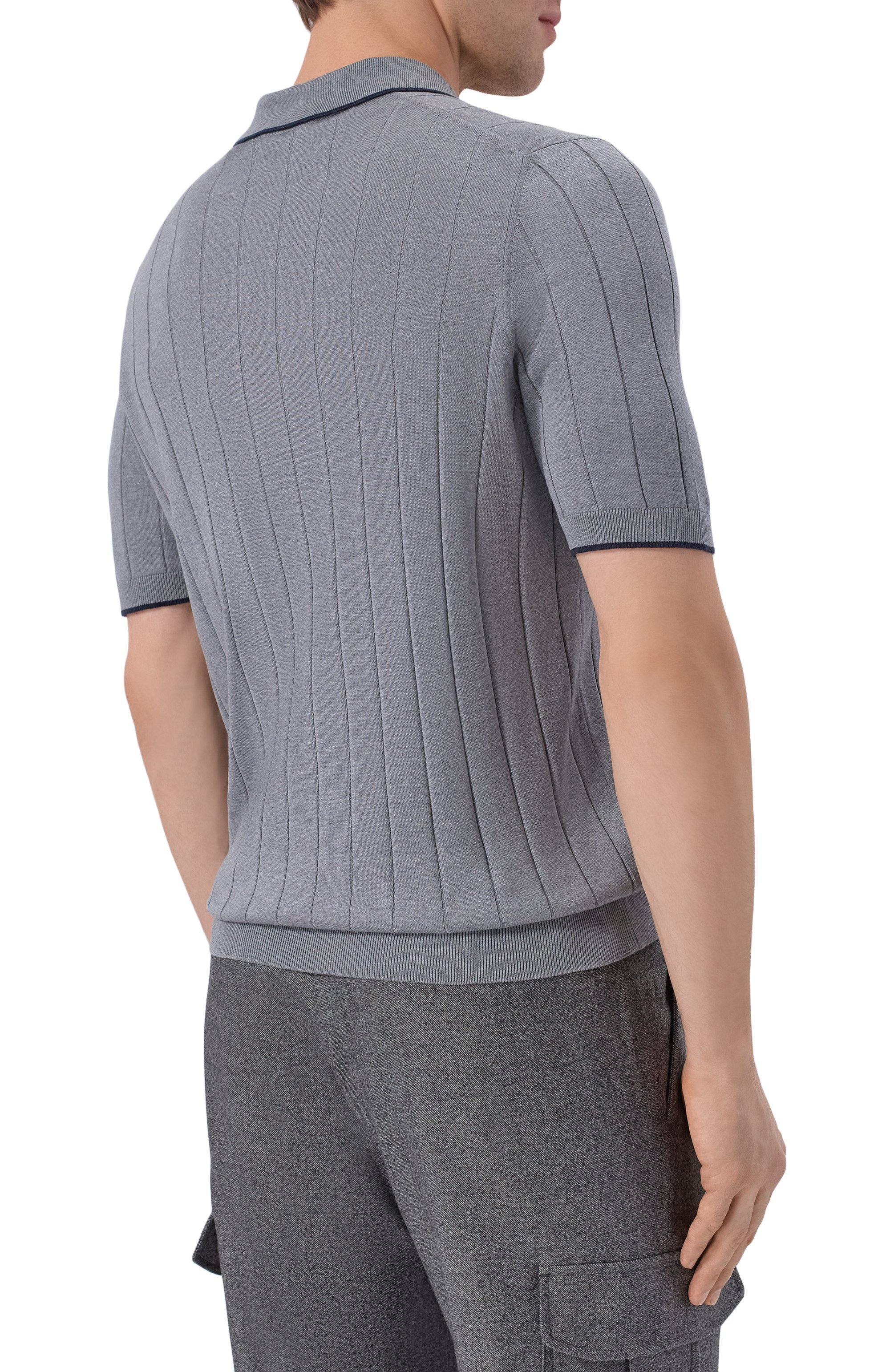 Шелковое поло GRAN SASSO, арт. 43128/23510, фото 4