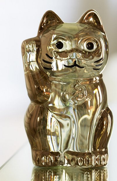 Статуэтка chat porte-bonheur BACCARAT золотого цвета по цене 82450 руб., арт. 2 612 997, фото 2 Статуэтка chat porte-bonheur BACCARAT, арт. 2 612 997, фото 2