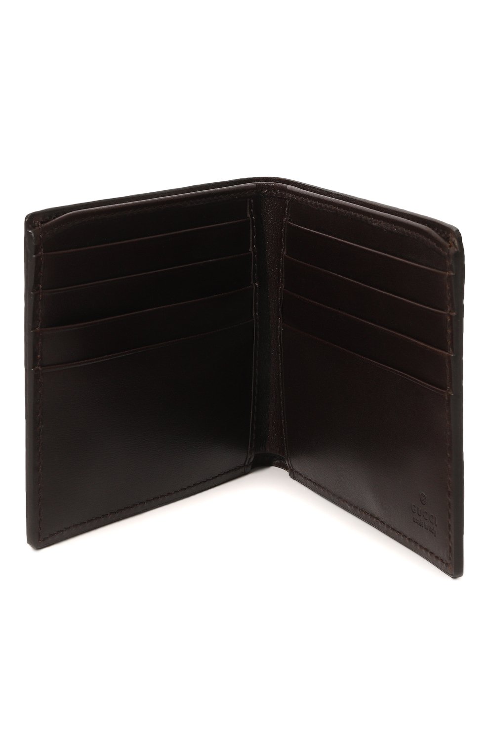 Портмоне из кожи крокодила GUCCI темно-коричневого цвета по цене 316800 руб., арт. 365482 E5V1R, фото 3 Портмоне из кожи крокодила GUCCI, арт. 365482 E5V1R, фото 3