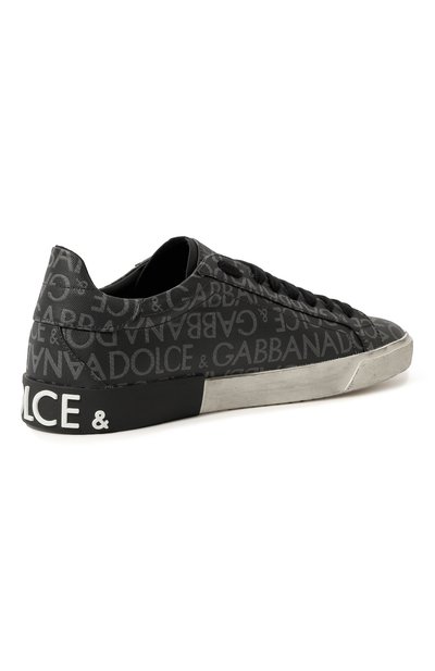 Кожаные кеды portofino vintage DOLCE & GABBANA, арт. CS2203/AM924, фото 5