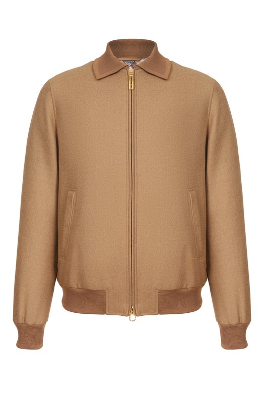 Шерстяной бомбер Stefano Ricci MDJ6100092/6001_003 Бежевый MDJ6100092/6001_003