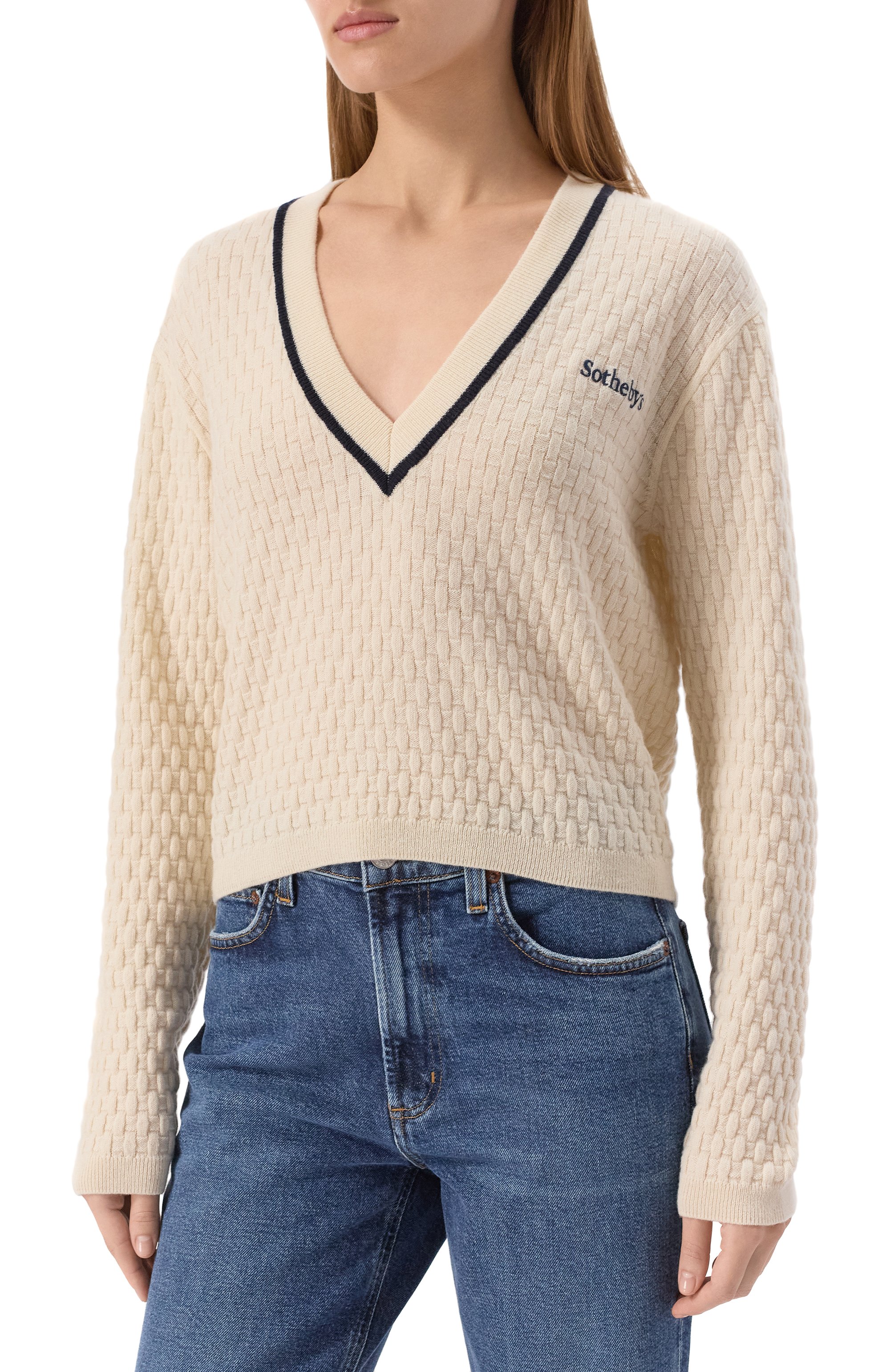 Кашемировый пуловер frame x sotheby's FRAME DENIM, арт. WE25KSW046, фото 3