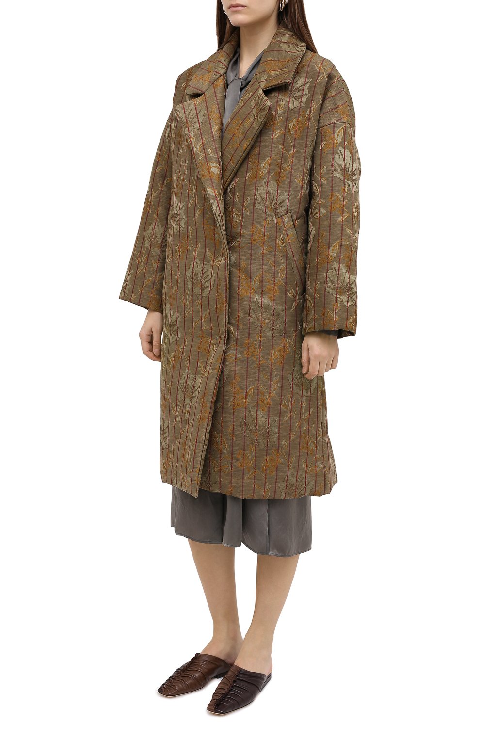 Пальто UMA WANG бежевого цвета по цене 183000 руб., арт. A0 W UW8026, фото 3 Пальто UMA WANG, арт. A0 W UW8026, фото 3