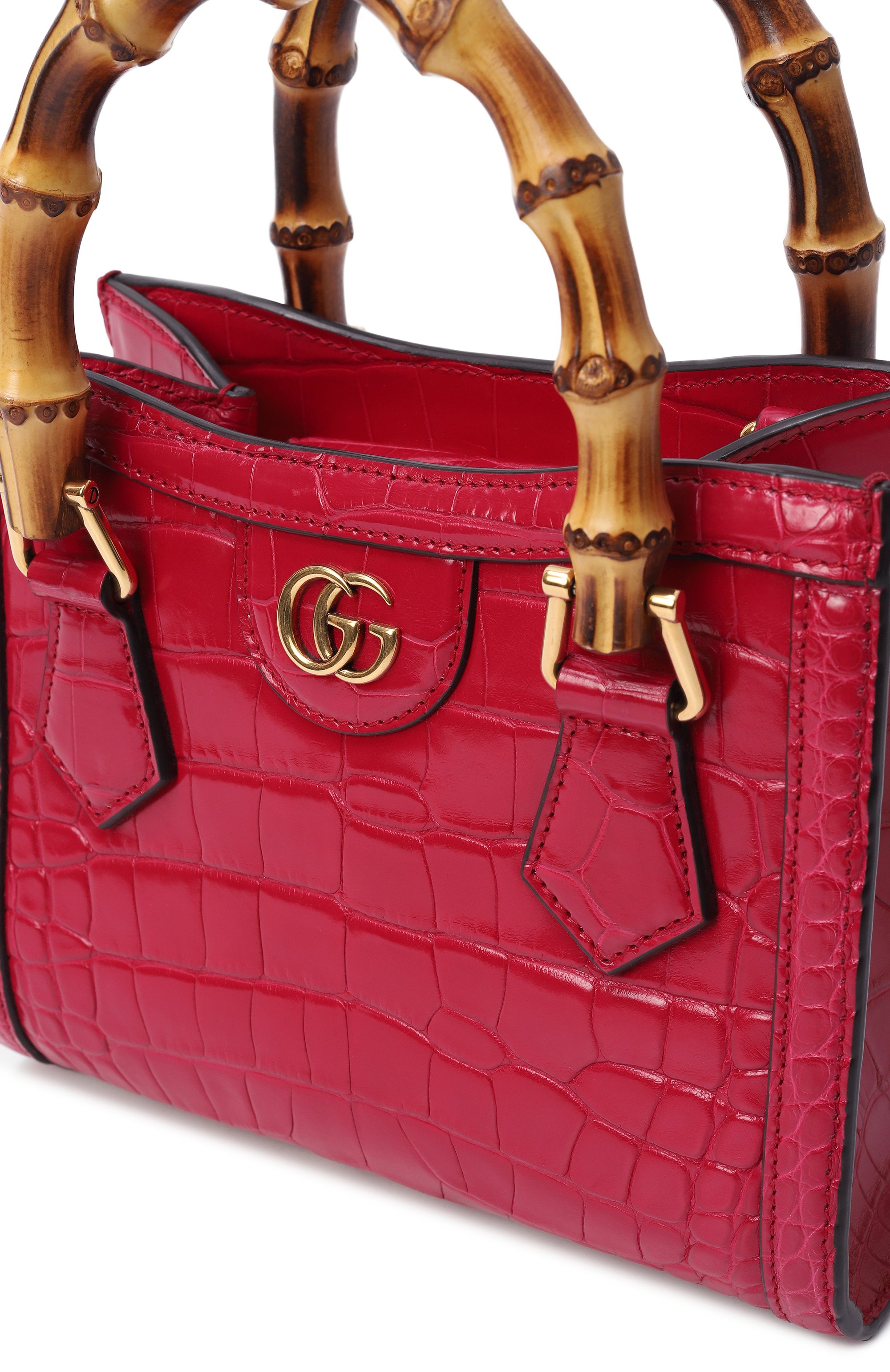 Сумка diana mini из кожи аллигатора GUCCI, арт. 655661 EV40T, фото 3