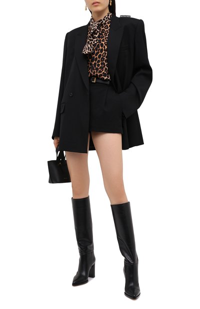 Кожаные сапоги kerolyn GIANVITO ROSSI черного цвета по цене 188000 руб., арт. G80403.85CU0.VITNER0, фото 2 Кожаные сапоги kerolyn GIANVITO ROSSI, арт. G80403.85CU0.VITNER0, фото 2