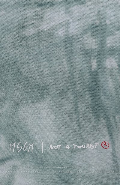 Хлопковые шорты MSGM KIDS, арт. S6MSJBBE245, фото 3