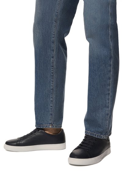 Кожаные кеды MILLE 885, арт. ST0CC0LM CERAT0 BLU, фото 3