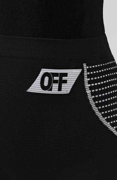 Легинсы OFF-WHITE черного цвета по цене 15550 руб., арт. 0WCD011E19D860671001, фото 5 Легинсы OFF-WHITE, арт. 0WCD011E19D860671001, фото 5