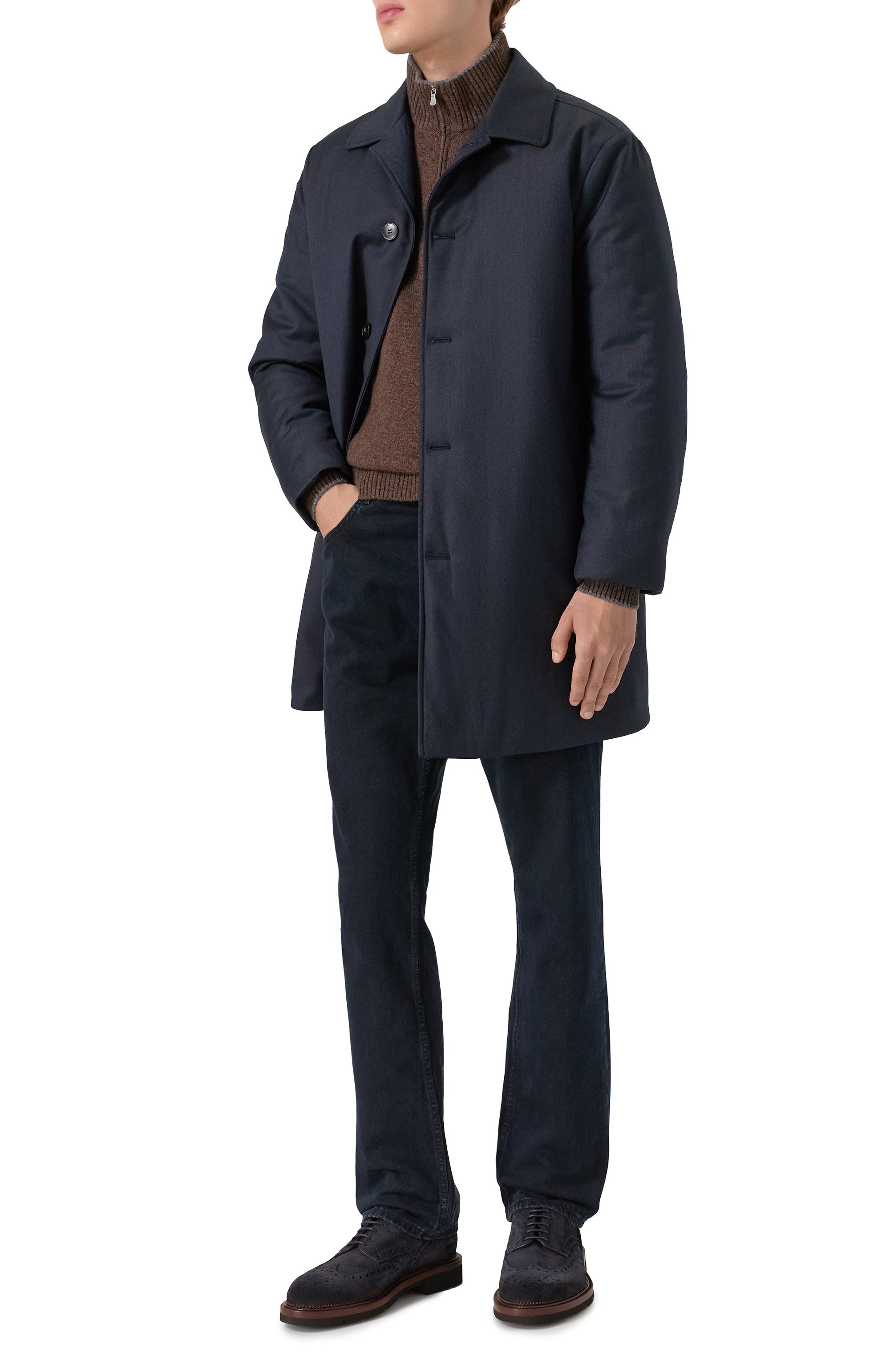 Замшевые дерби colin SANTONI, арт. MCCG15761JL4GRVR, фото 2