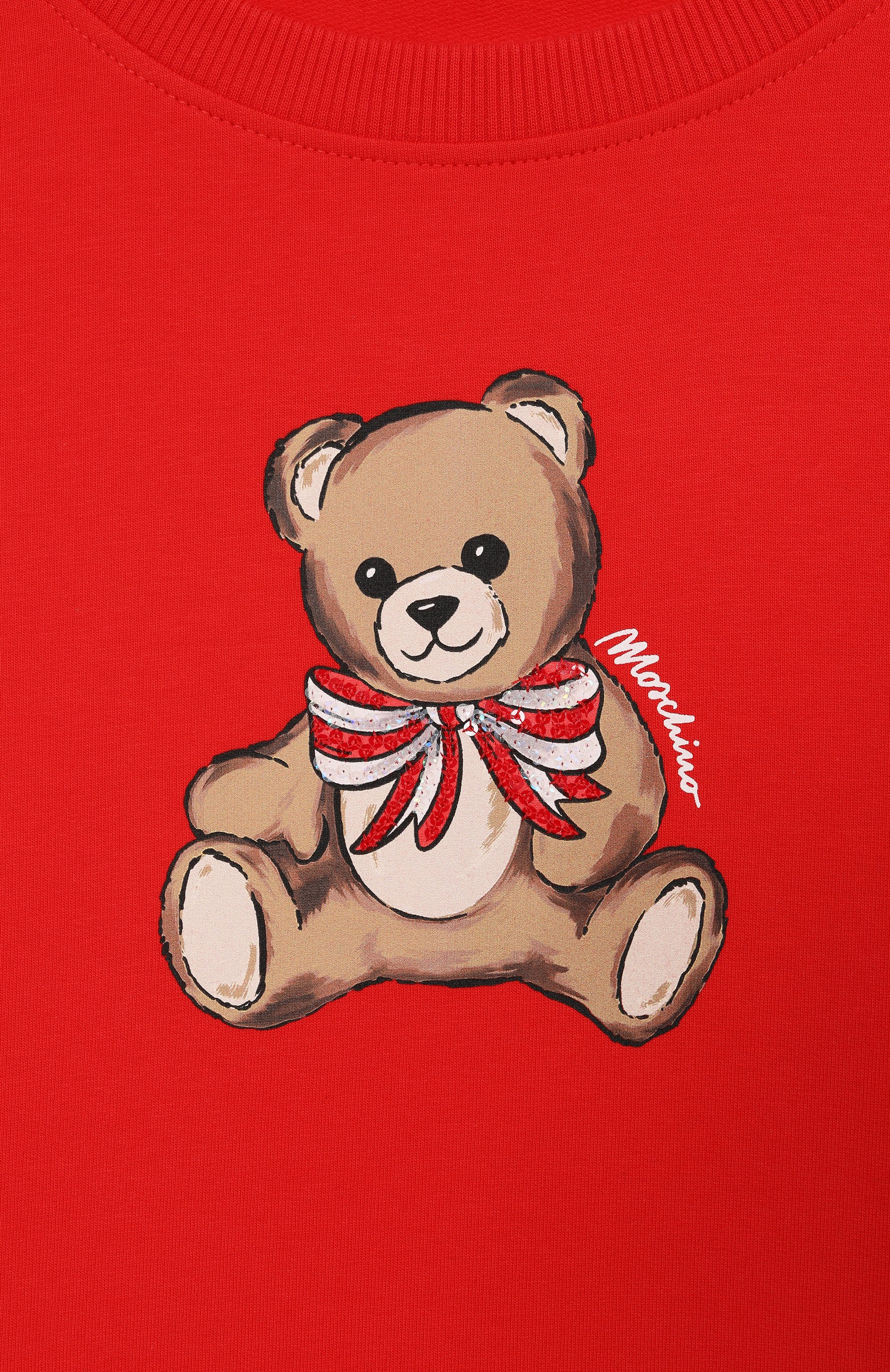 Хлопковый свитшот MOSCHINO, арт. HDF06G/LDA16/10-14, фото 3