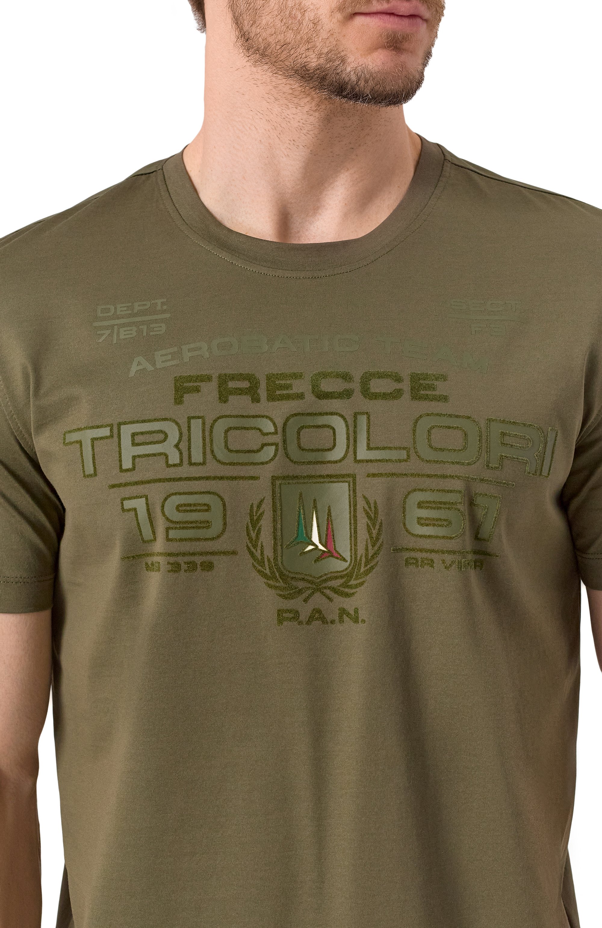 Хлопковая футболка AERONAUTICA MILITARE, арт. 251TS2423J682, фото 5