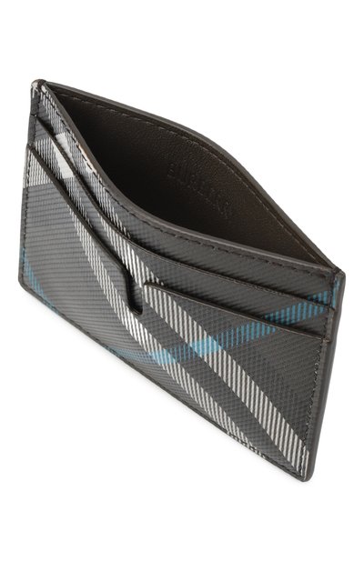 Футляр для кредитных карт BURBERRY серого цвета по цене 28100 руб., арт. 8106298, фото 3 Футляр для кредитных карт BURBERRY, арт. 8106298, фото 3