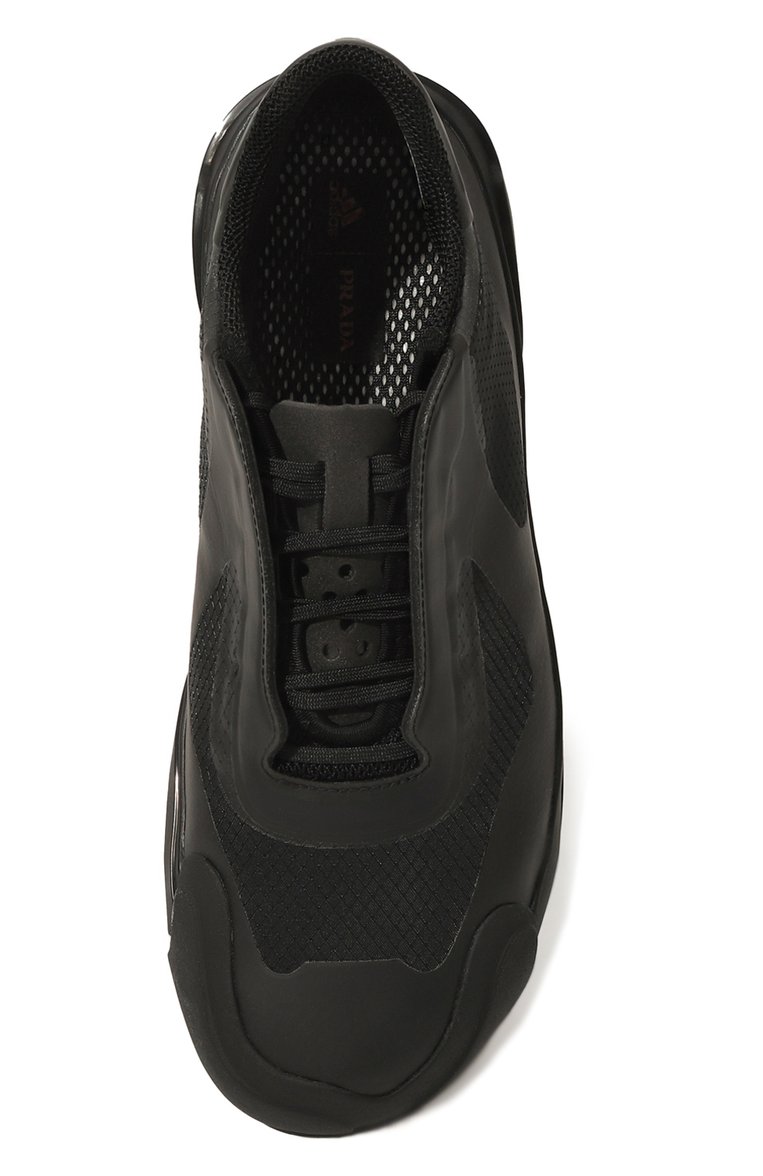 Мужского кроссовки prada x adidas a+p luna rossa 22 PRADA черного цвета, арт. 3E6447-OYQ-F0002-005 | Фото 8 (Стили: Спорт; Материал внешний: Текстиль, Натуральная кожа; Материал утеплителя: Без утеплителя; Региональные ограничения белый список (Axapta Mercury): Не проставлено; Нос: Не проставлено; Кросс-КТ: Низкие)