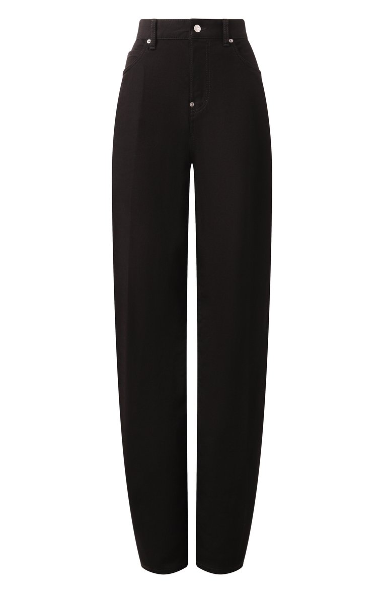 Женские джинсы amelia DSQUARED2 черного цвета, арт. S80LA0073/S30564 | Фото 1 (Длина (брюки, джинсы): Удлиненные; Материал внешний: Хлопок, Деним; Кросс-КТ: Деним; Силуэт Ж (брюки и джинсы): Широкие; Стили: Гранж)