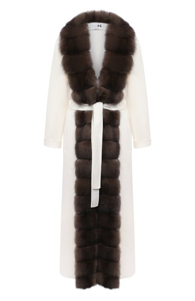 Пальто из шерсти и кашемира MANZONI24, арт. 20M498-DB3Z/38-46, фото 1