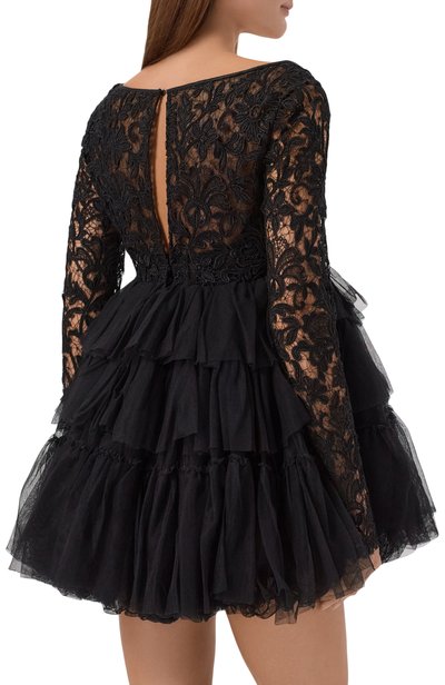 Платье SAINT LAURENT черного цвета по цене 1320000 руб., арт. 510144/Y363H, фото 3 Платье SAINT LAURENT, арт. 510144/Y363H, фото 3