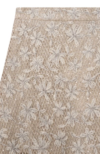 Юбка с отделкой пайетками BRUNELLO CUCINELLI, арт. BA156S224A, фото 3