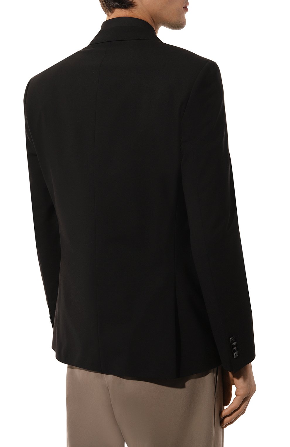 Шерстяной пиджак BOSS черного цвета по цене 52300 руб., арт. 50479994, фото 6 Шерстяной пиджак BOSS, арт. 50479994, фото 6