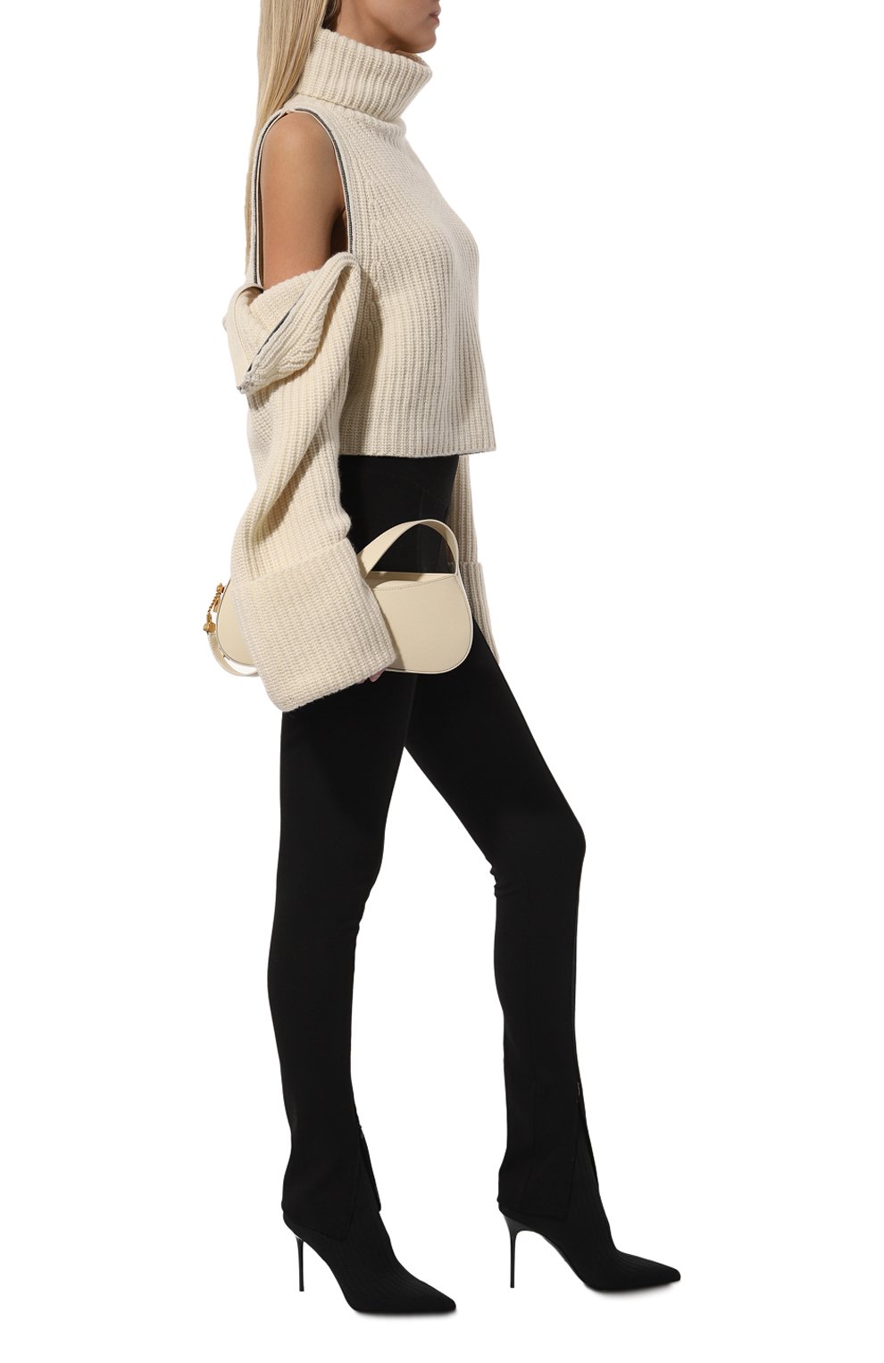 Текстильные ботильоны skye BALMAIN, арт. CN1TA641/TSKT, фото 2