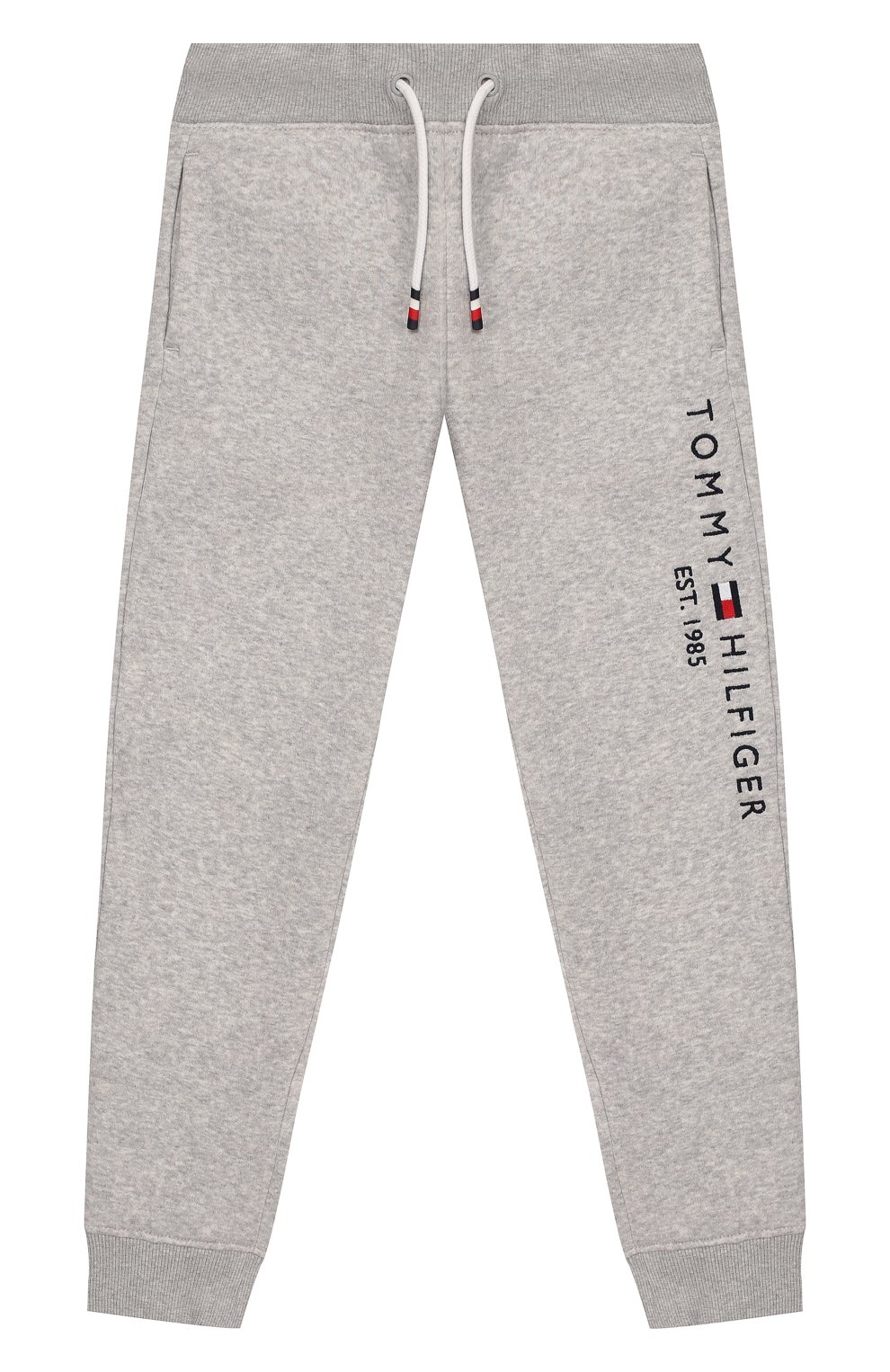 Джоггеры TOMMY HILFIGER серого цвета по цене 5990 руб., арт. KB0KB05045, фото 1 Джоггеры TOMMY HILFIGER, арт. KB0KB05045, фото 1