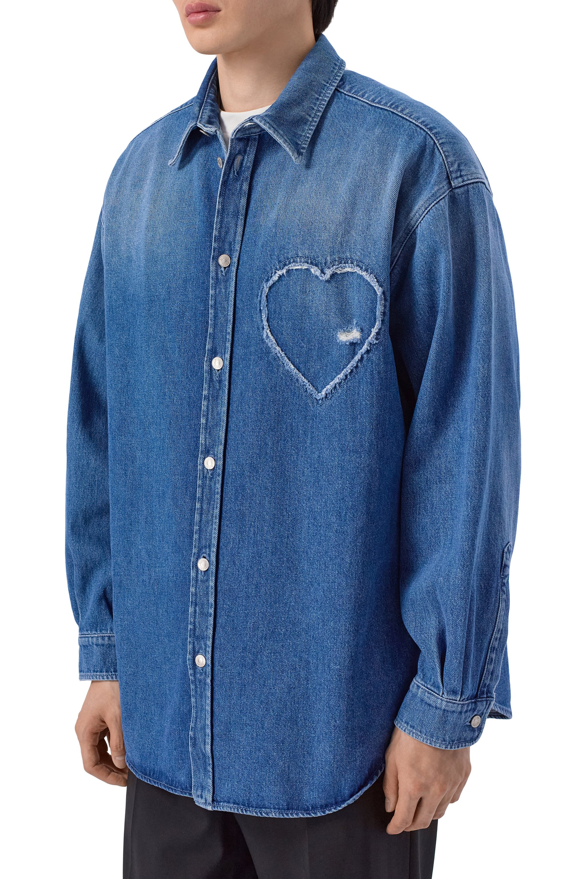 Джинсовая рубашка MOSCHINO, арт. A0204/0239, фото 3