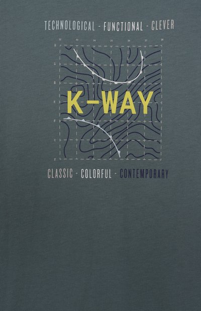 Хлопковая футболка K-WAY, арт. K5136ZW/16A, фото 3