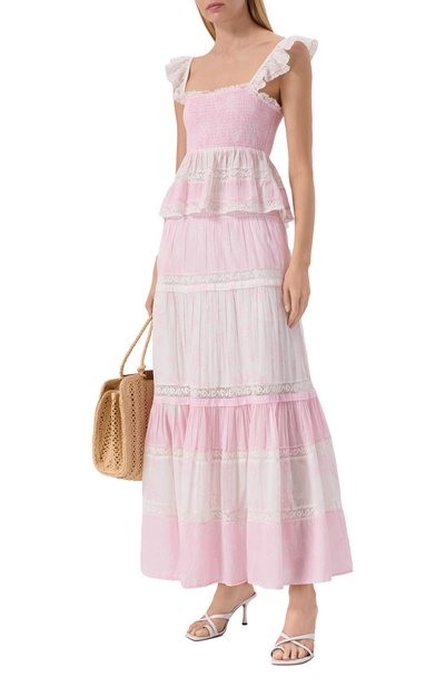 Хлопковый топ LOVE SHACK FANCY, арт. T1570-3455, фото 2