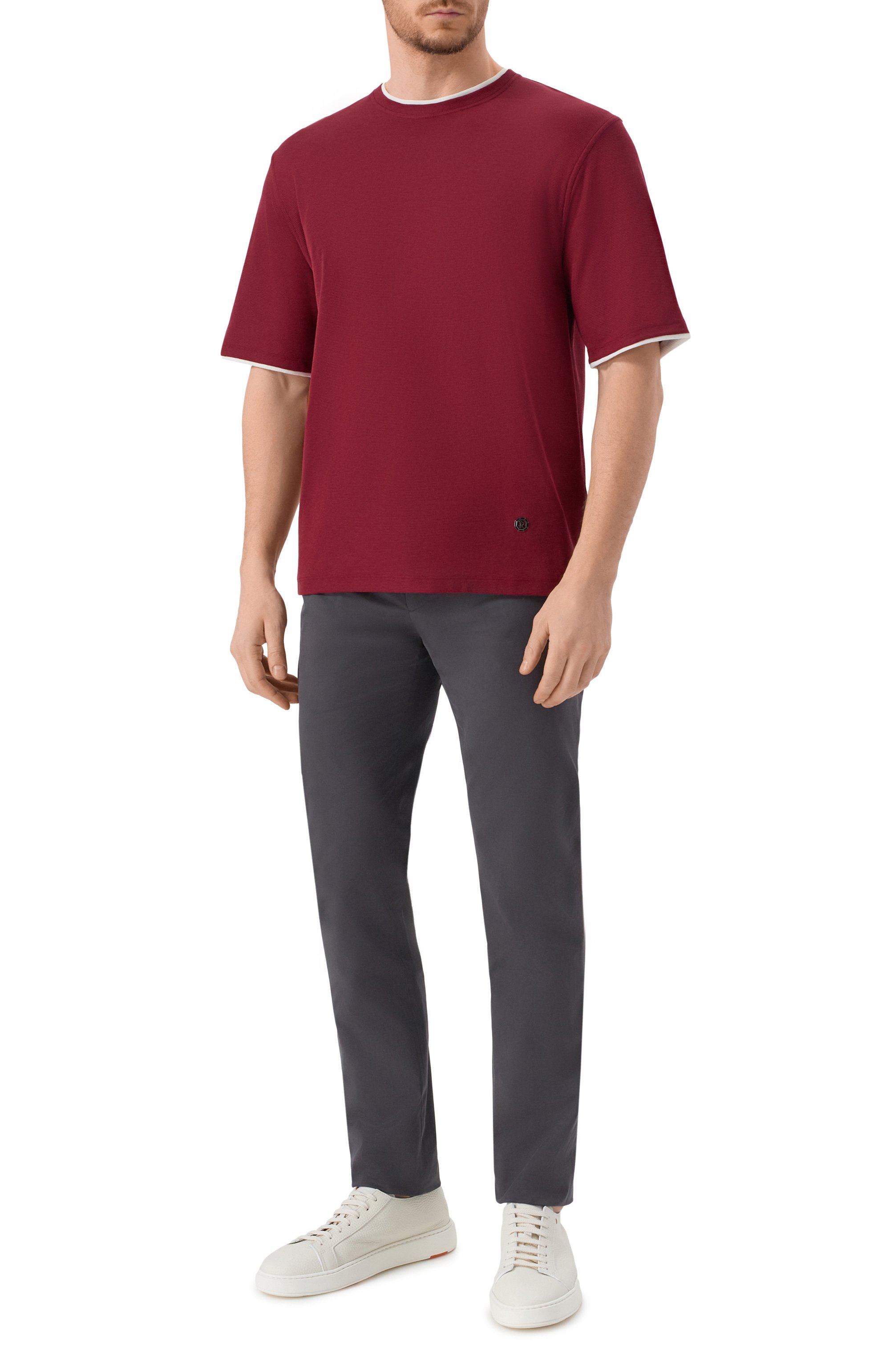 Футболка из хлопка и шелка STEFANO RICCI, арт. MNH5204390/CTK01S, фото 2