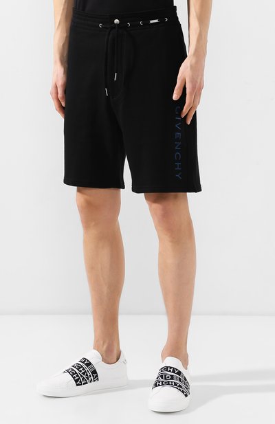 Хлопковые шорты GIVENCHY черного цвета по цене 45850 руб., арт. BM50AE30AF, фото 3 Хлопковые шорты GIVENCHY, арт. BM50AE30AF, фото 3