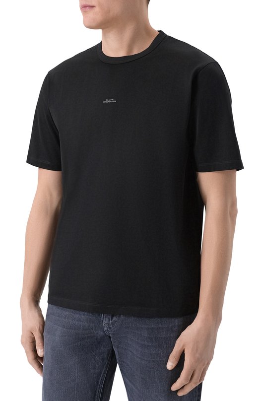 Хлопковая футболка C.P. Company 20CLTS018A/006370W Чёрный  20CLTS018A/006370W Фото 3