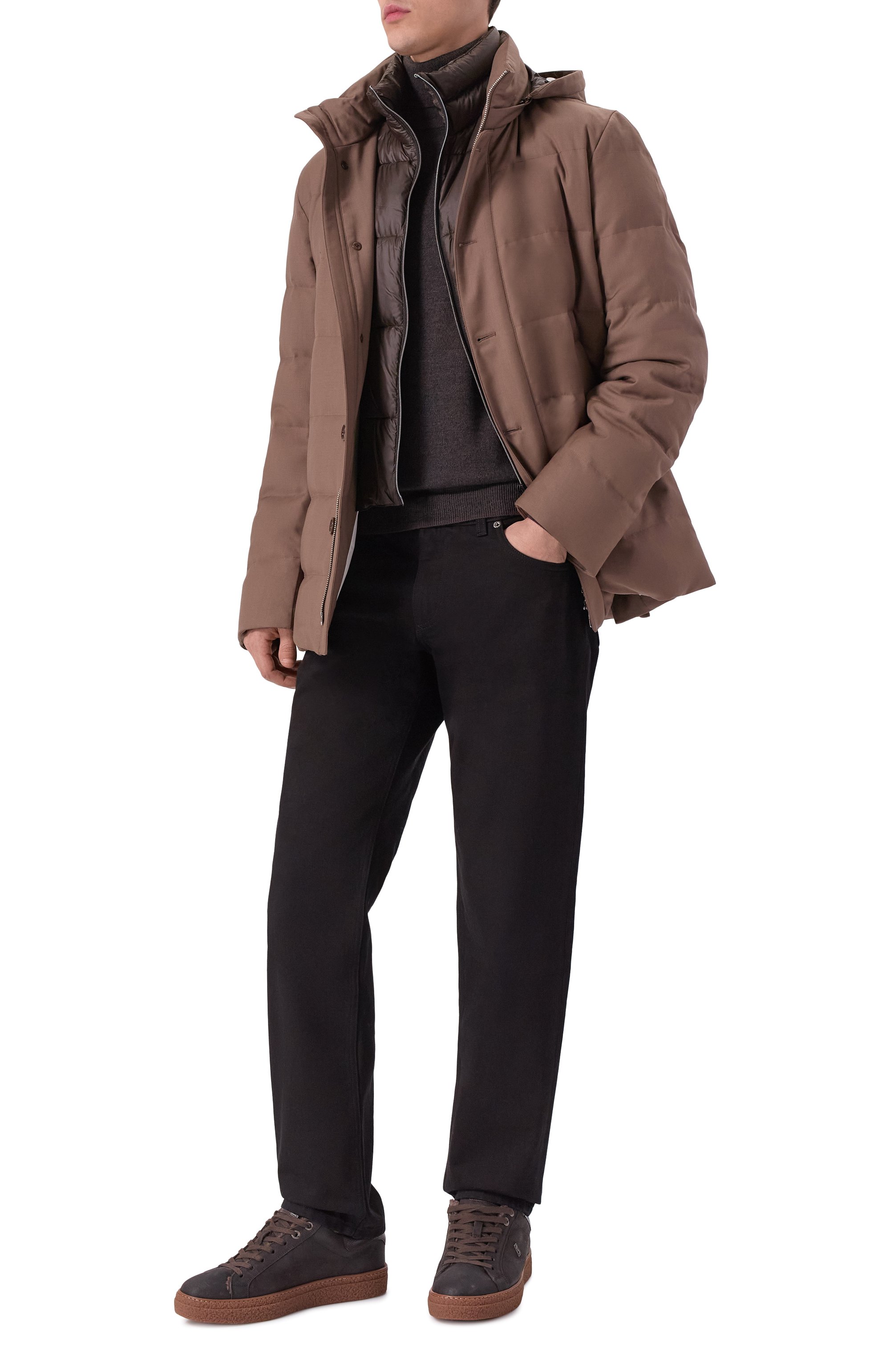 Шерстяной пуховик MONTECORE, арт. F09MUCX581/106, фото 2