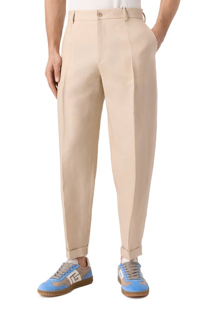 Льняные брюки DOLCE & GABBANA, арт. GP11XT/FU4MC, фото 3